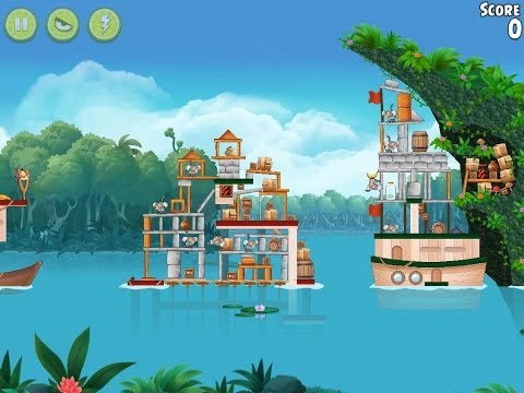 how to collect feathers in angry birds rio