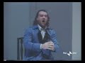 bryn terfel as leporello, simon keenlyside as don giovanni, matti salminen as the commendatore, and carmela remigio as donna anna in mozart's don giovanni.

ferrara, 1997. conductor: claudio abbado.