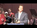 Schwarzenegger Campaigns for McCain in Columbus Schwarzenegger Campaigns for McCain in Columbus