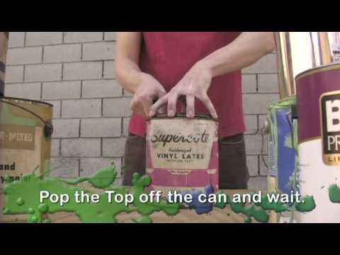 how to dispose a paint