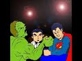 ARM WRESTLE 1 - DC vs Marvel - Superman vs Hulk
