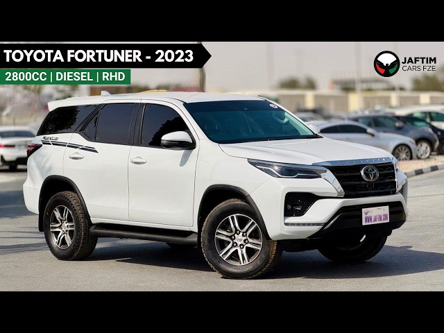 تويوتا فورتونر 2023 | 2.8L DIESEL ENGINE | AT | RHD | PUSH START ENGINE | PREMIUM LEATHER SEATS | DIGITAL ODOMETER video