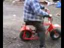 Baja Dirt Buggie Minibike (AKA Doodlebug) - Wheelie almost looses bike Baja Dirt Buggie Minibike (AKA Doodlebug) - Wheelie almost looses bike