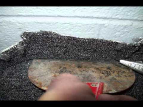 how to fasten down outdoor carpet