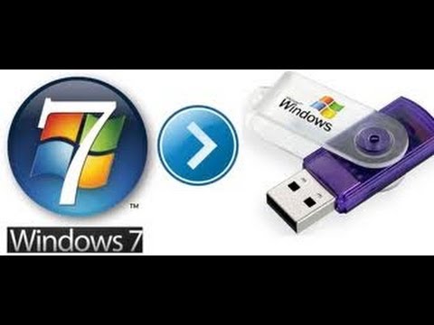 how to instal w7 from usb