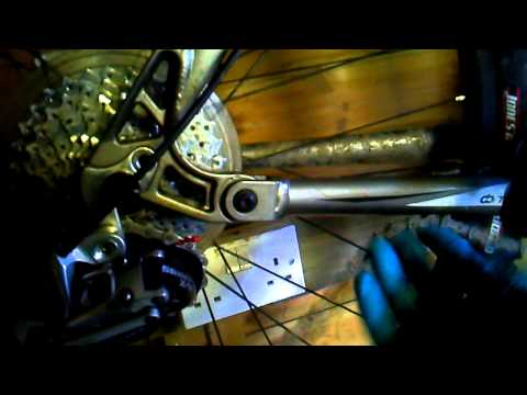 how to adjust a sram x9 rear derailleur