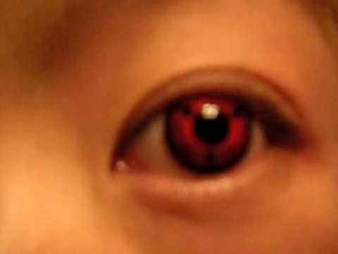 Real and Plain Sharingan Colour Contact Lenses