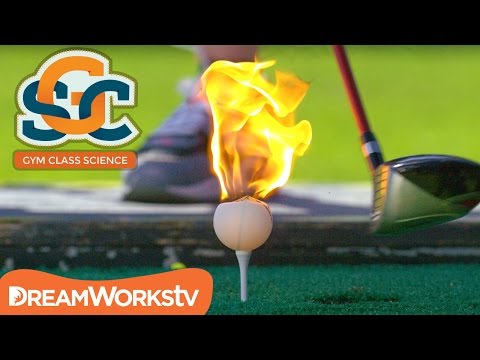 Floating Golf Balls on Fire