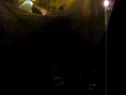 tahrir tents - Fortunately the danger was promptly dealt with and the fire was extinguished quite fast. Could have been quite dangerous.