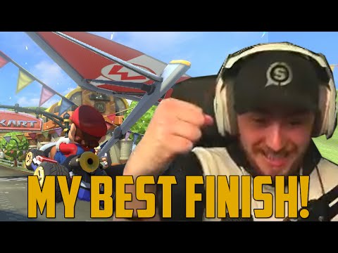 MY BEST FINISH! (Mario Kart 8 w/ Vern)