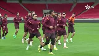 تداريب فريق نهضة بركان استعدادا لمنافسات دوري أبطال افريقيا