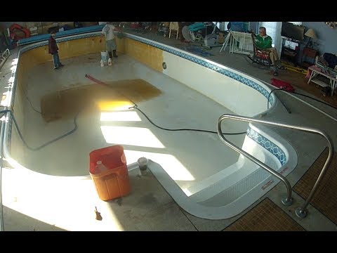 how to fix a pool leak with epoxy