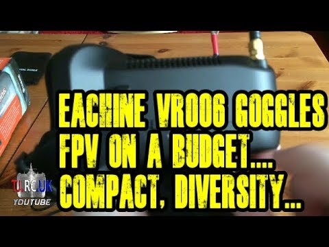 |Eachine vr006| Budget fpv goggles| Diversity, Compact| Overview + Operation|