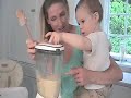 These banana, almond butter popsicles will rock your kids world! They're healthy, fast, easy and delicious.