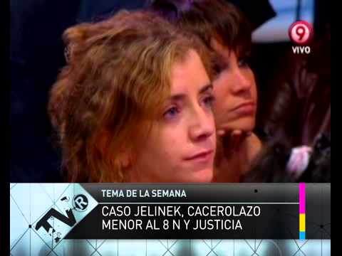 TVR - Todo tiene que ver con todo: Caso Jelinek, Cacerolazo menos al 8N y Justicia - 20-04-13