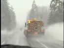 DV-216-2 SURREY CITY TRUCK SNOW PLOWING ON HWY 1 DV-216-2 SURREY CITY TRUCK SNOW PLOWING ON HWY 1