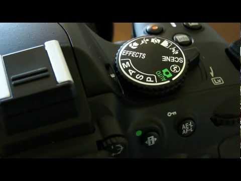 how to set the f stop on a nikon d5100
