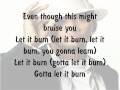 Usher- Burn (with Lyrics)