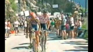 Cycling legends climbs and crowds