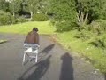sam in a trolley , yet again