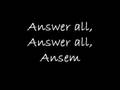 The real AGONY and Burial Applicant Lyrics