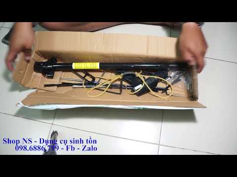 Hướng dẫn lắp súng cao su bắn cá nổi, ná cao su, slingshot - Nỏ săn Việt Nam