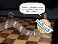 Snakes on a Plane Re-enacted in 30 Seconds by Chess Pieces