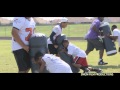 Russell Okung At Youth Football and Cheer Camp