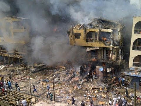 Video:One dead as 15 houses burn in Lagos explosion -Channelstv