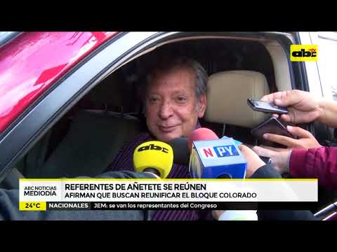 Referentes de Añetete se reúnen