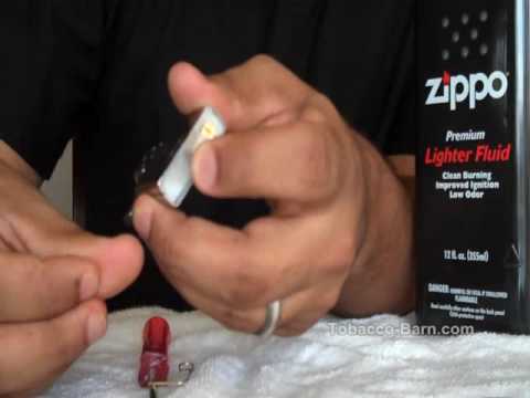 how to properly refill a zippo lighter