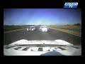 Mauvais départ Olivier Panis en french porsche Carrera Cup