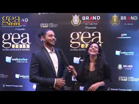 Melvin Louis at Global Excellence Awards held at Grand Hyatt, Mumbai