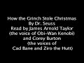 How the Grinch Stole Christmas read by Obi-Wan and Cad Bane