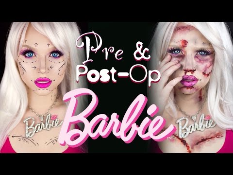 Pre and Post-Op Plastic Surgery Barbie - Special FX Makeup Tutorial