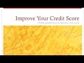 Improve Credit Score