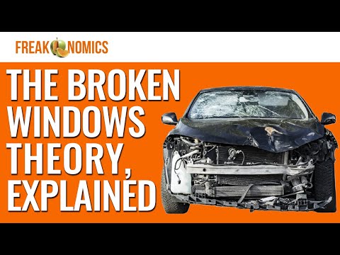 broken windows - Levitt and Duber explain the Broken Windows theory, and the dangerous nature of single-anecdote examples.
