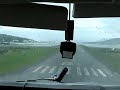 Landing at Akureyri, Iceland