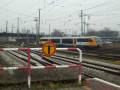 Ausfahrt eines ODEG Zuges am 15.12.08 .
