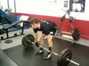 Strong Man Competition Princeton 129# Tyler deadlift 300