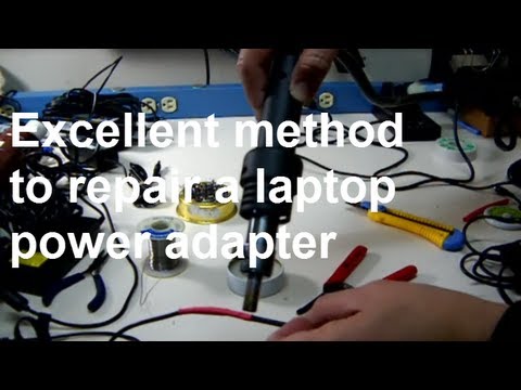 how to repair laptop ac adapter