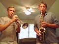 my brother and i playing this old jazz standard by nat adderly