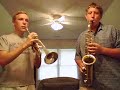 my brother and i playing this old jazz standard by nat adderly