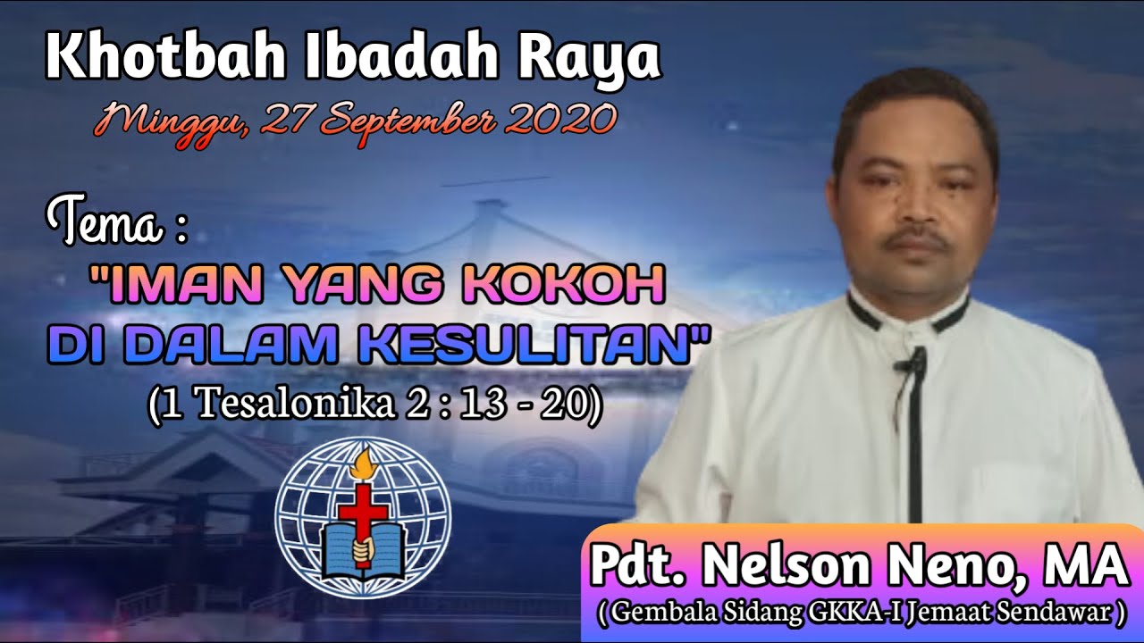 IMAN YANG KOKOH DI DALAM KESULITAN