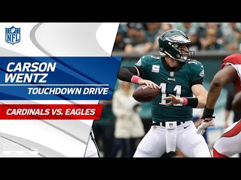Video: Carson Wentz Leads Philly Downfield on Big TD Drive! | Cardinals vs. Eagles | NFL Wk 5