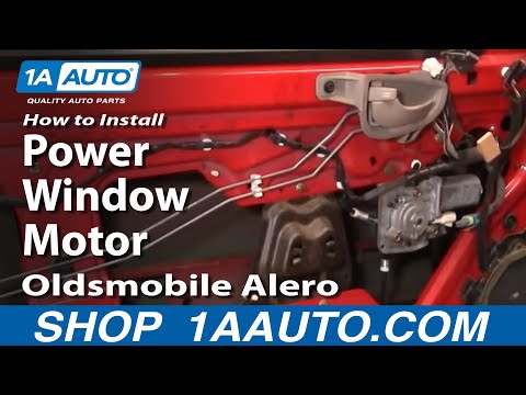 How To Install Replace Power Window Motor Oldsmobile Alero 99-04 1AAuto.com