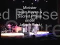 minister isaac hayes(st. louis)...takes it back to the roots of gospel music....