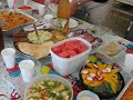 The Line-up of food