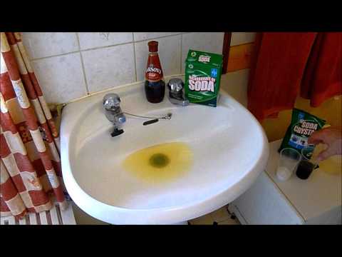 how to use soda crystals in sink