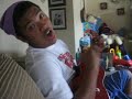 AJ Santos demonstrates ....